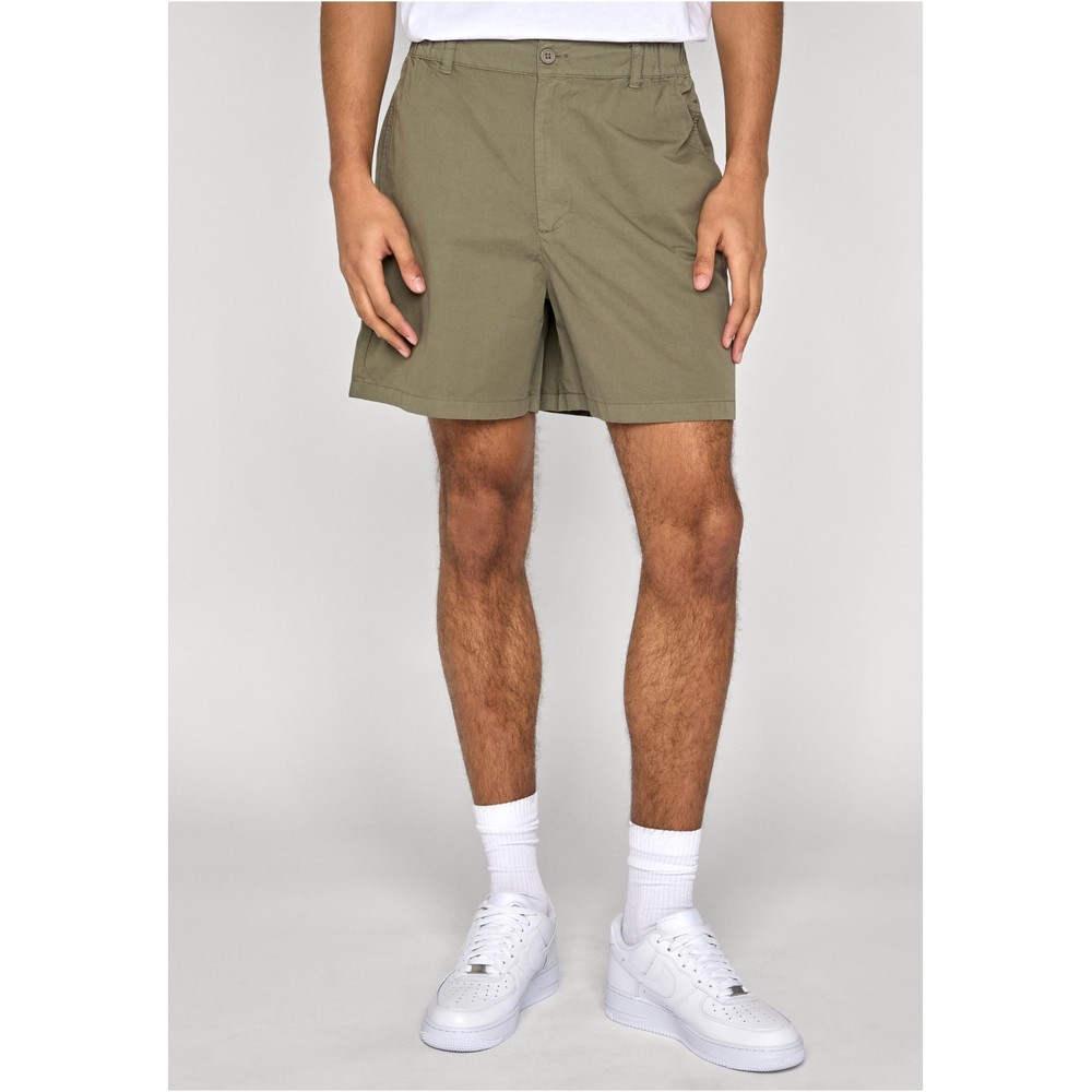 Urban Classics - Bermuda With Elastic Waistband Shorts - Olive green